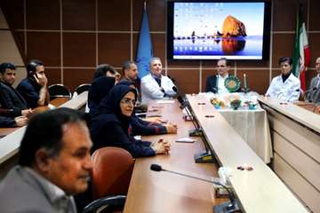 جشن پایان سال بیمارستان رفیده